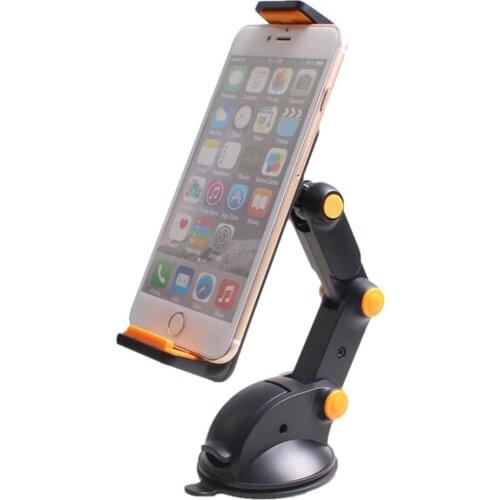 SOONHUA Rotation Car Phone Holder Strong Sucker Suction Cup Bracket Windshield Dashboard Universal Car Mount For Phone Tablets