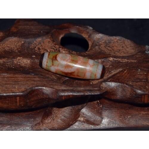 Color Agate Bloody Silk Thread Pattern DZI Beads lucky Marriage 2 eyes DZI Pattern Amulet Men&Women Jewelry DIY Free Shipping