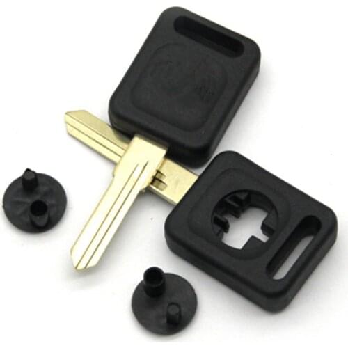 DAKATU Blank Transponder key shell Case for VW Santana 2000 3000 4000 Replacement Car key shell fob
