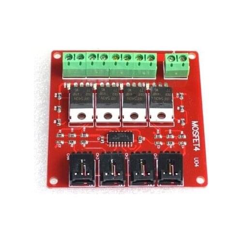 C14 electronic block, 4 way switch, MOSFET switch, IRF540 isolated power module