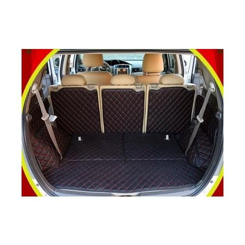 Good quality! Special car trunk mats for Toyota Verso 7 seats 2018-2010 waterproof boot carpets cargo liner mat for Verso 2016