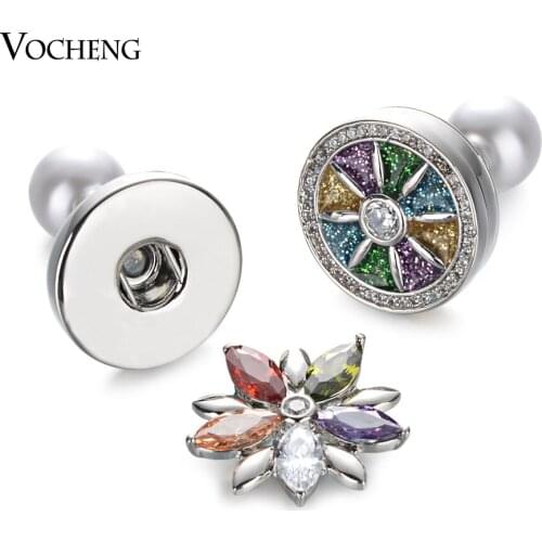 Ginger Snap Earring fit 18mm Snap Charms Earring for Women Interchangeable Jewelry NN-643