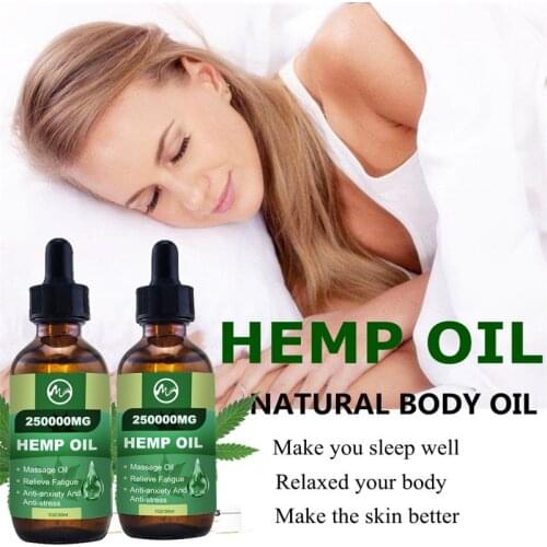 Minch 250000MG CBD Skin Oil Hemp Pain Relief Oil Reduce Anxiety Help Sleep Anti-inflammatory Herbal Body Massage Essential Oils