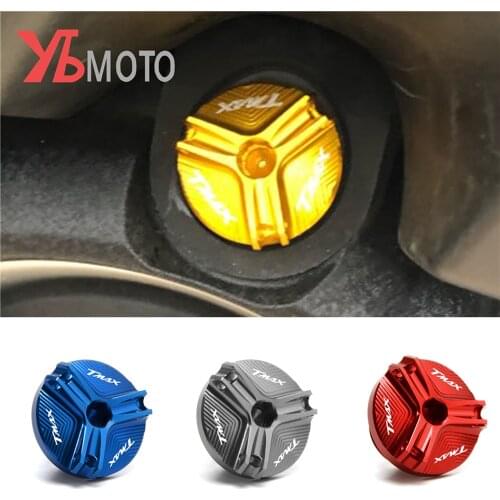 Fashion Accessories Motorcycle CNC Engine Oil Cap Bolt Screw filler cover For Yamaha TMAX530 TMAX 530 500 TMAX500