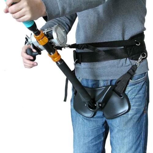 Offshore Fishing Fighting Belt Standing Up Rod Holder Waist Harness Gimbal