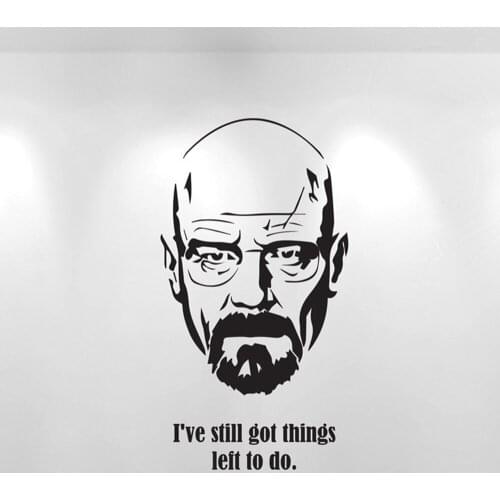 Motivational Wall Decal Vinyl Sticker Movie Mural Teen Room Home BedRoom Decoration Breaking Bad Art Decor Wall Sticker M220