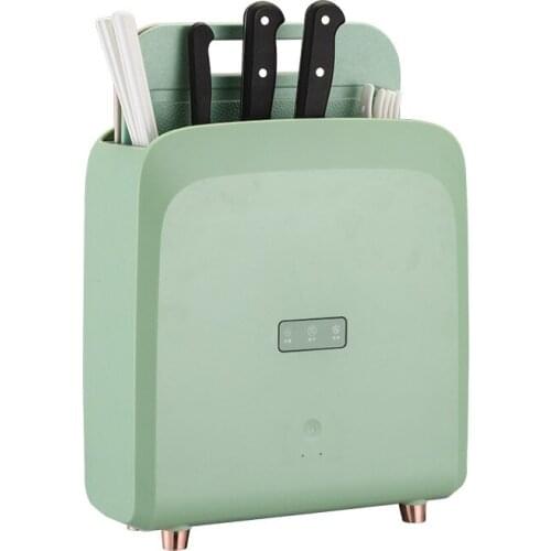 Knife chopping board disinfector UV disinfection chopsticks cylinder drying knife rest chopping board storage box