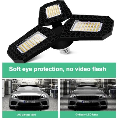 Hot 1PC 80W 60W 40W E27 LED Lamp AC85-265V LED Bulb Deformable High Power For Warehouse Factory Garage Basement Gym Dropshipping