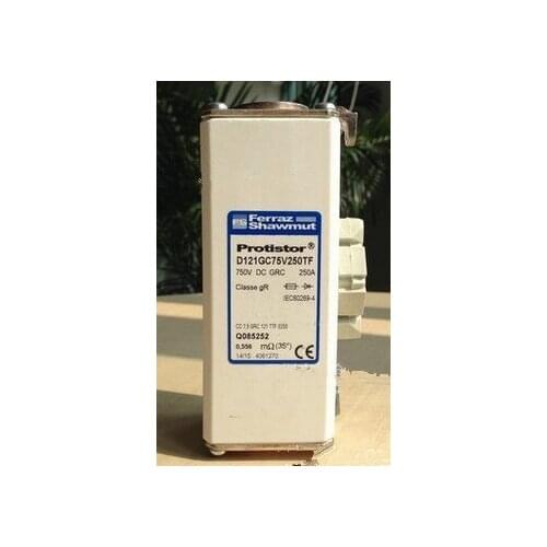 Fuses: D121GC75V250TF 750VDC GRC 250A CC 7,5 GRC 121 TTF 0250 Q085252 / D121GC75V200TF N085250 aR