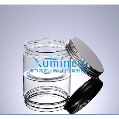 150g clear jar with Silver lid,150ml Mask Bottle Plastic 150g Cream cans multi-purpose PET Container Home Storage Airtight Jar