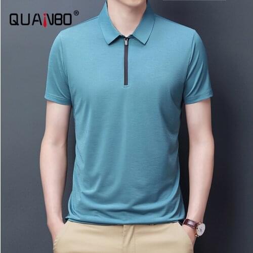 Мужские летние поло QUANBO China At AliExpress