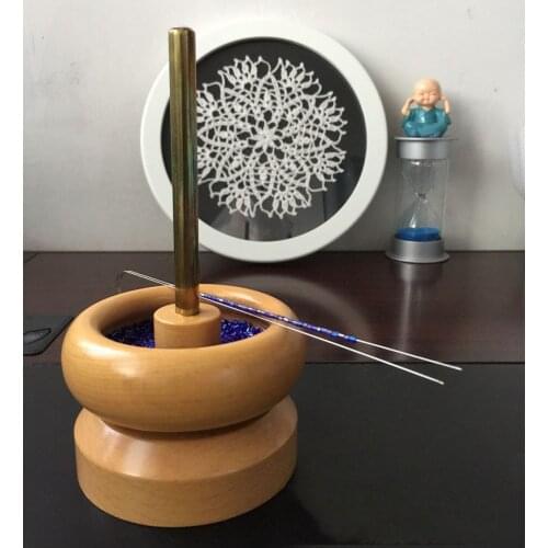 Manual French Crochet Quickly String Beads Loader DIY Beading Embroidery Rice Bead Spinner Piercer Holder Machine Jewelry Tools