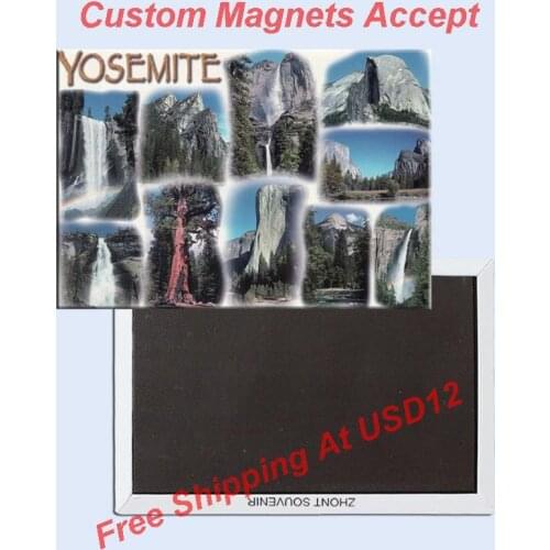 USA Travel Magnets Gifts 78*54*3mm,Yosemite National Park, California, USA Postcard Magnets 20353 Rigid Plate Tourist Memories