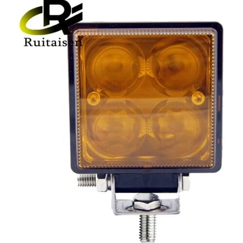 Super Brightness 3 Inch Aluminium Material Portable Work Led Light 12W 4D Spotlight LED Searchlight For Camping