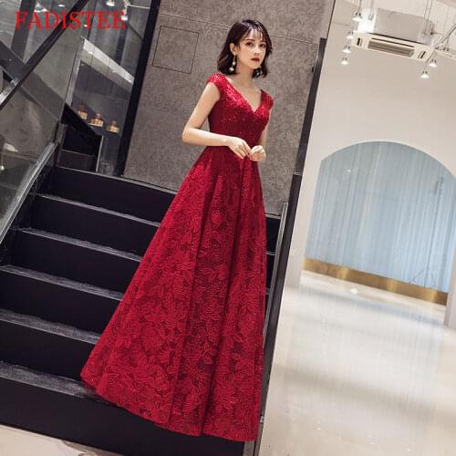 New Style V-neck Prom Dress Formal Evening Party Dress Vestido De Festa Party Dresses Robe De Soiree платье на выпускной