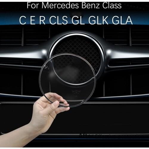 For Mercedes Benz Class C E R CLS GL GLK GLA CLA X177 X156 W205 W212 W213 GLK200 260 Front Grill Emblem Protective Cover