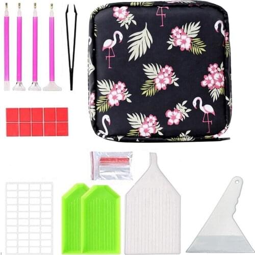Diamond Painting Tools Kit 40-in-1 Set and Multi-function Waterproof Wear-resisting Storage Bags for Diamond Painting Embroidery