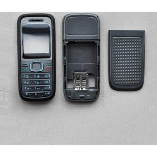 ZUGZUC For Nokia 1208 Full Complete Mobile Phone Housing Cover Case+ Keypad