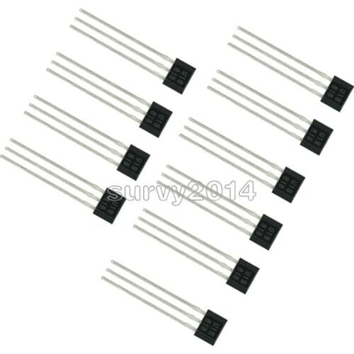 1pcs U18 US1881 TO-92 OH188 1881 U18 TO92 Hall Effect Sensor Magnetic Detector Hall Sensor Motor