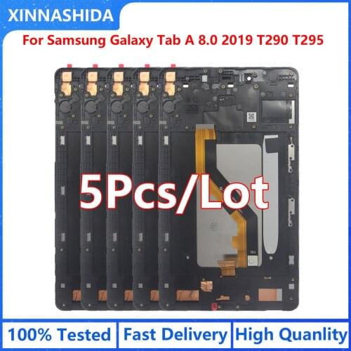 5pcs/lot For Samsung Galaxy Tab a 8.0 2019 t290 t295 sm-t290 sm-t295 display touch screen digitizer assembly maintenance parts