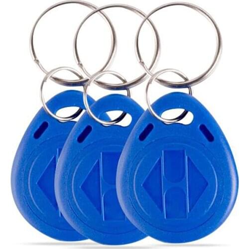 5 PCS/Lot Blue No.2 Keyfob Access Control Cards Blank Card Chip Card Door Proximity ID Token Tag ABS Keyfobs for Access System