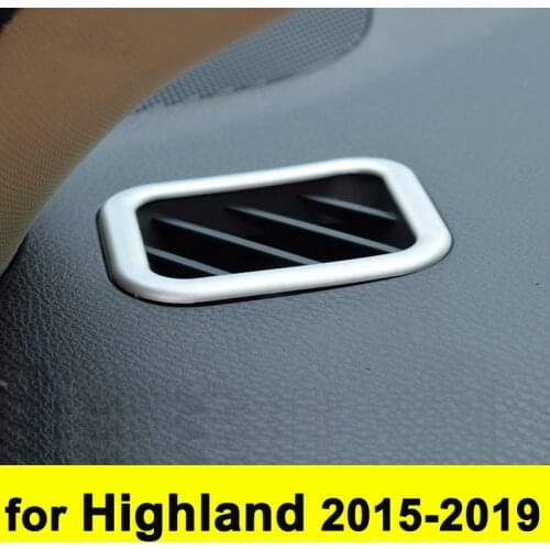 Car Rear Fog Light Cover Sticker For Toyota Highland 2015-2019 Car Chromium Styling For Highland 2018 Accessories Parts Gifts