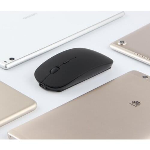 HUWEI Bluetooth Mouse For Samsung Galaxy Tab S3 S2 S4 8 9.7 10.1 10.5 A S E 9.6 8.0 7 Tablets Wireless Mouse Rechargeable Mouse