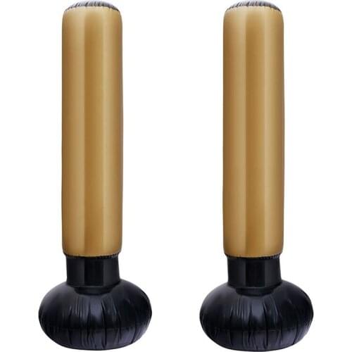 Boxing Punch Bag Inflatable Kickboxing Bag Free-Standing Fitness Target Stand Sandbag for Stress Relieve Sport ZJ55