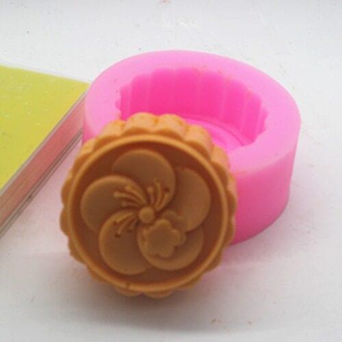 C394 soap mold/handmade soap mold/silicone mold/soap mold/silicone soap die flowers die moon cakes