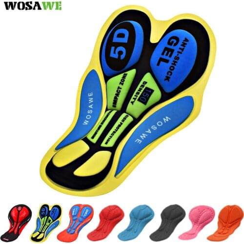 Men Women Cycling Shorts Cushion 3D Gel Pad Breathable Road MTB Bike Riding Cushion Cycling Underwear Padded