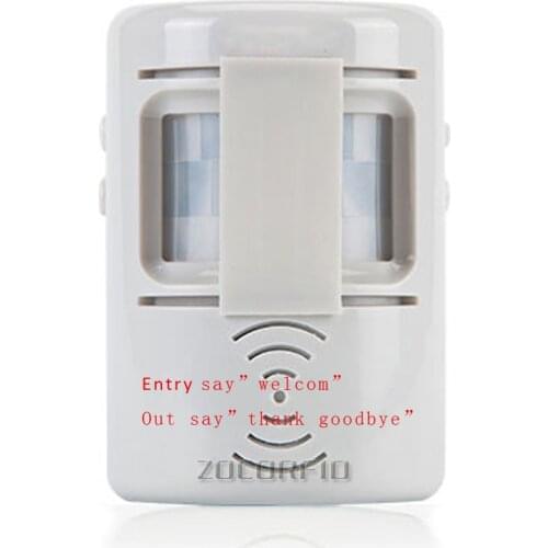 Two kinds voice Entry /out Shop/ Store/ Home Welcom Chime Bell Infrared IR Motion Sensor Door bell Alarm Doorbell