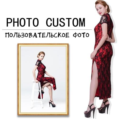 Photo Custom Diamond Painting Cross Stitch Full Square Picture of Rhinestone DIY Diamond Mosaic Diamond Embroidery Sale