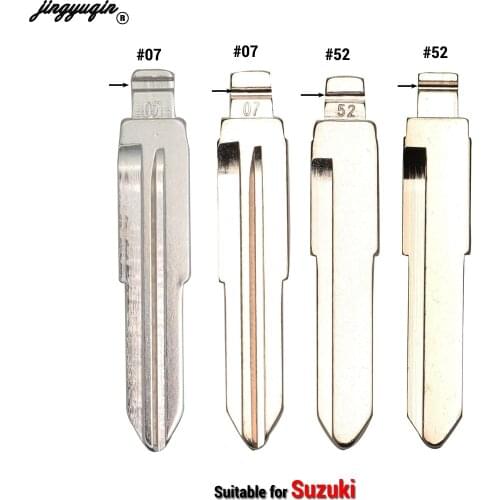 Jingyuqin #52 07# Folding Uncut Blank Metal Blade for Suzuki Swift Isuzu No.52 Replacement