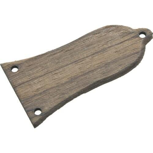 KAISH 3 Hole Wood Rosewood Mini Guitar Truss Rod Cover 50mm x 25.4mm New