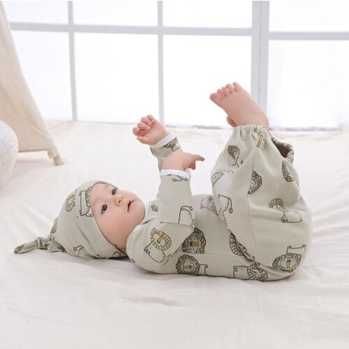 2PCS Cotton Baby Sleeping Bag for Newborn Wearable Blanket Boys Girls Baby Infant Sleeping Bag Long-sleeved Pullover Warm Wool