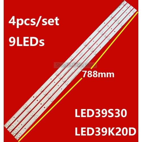 LED39S30 LED39K20D LED Backlight strip 9 lamp For Hisense 39'' TV Hisense_39_3030C_4X9 _P93d75-9S1P HE39R6ZSM74965804877 R6ZS