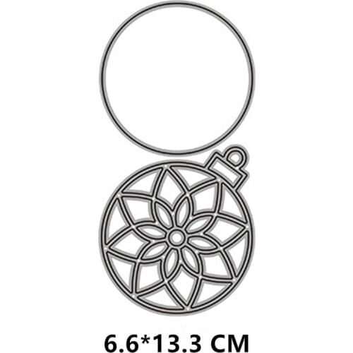 2021 New Round Lace Cutting Dies DIY Scrapbooking Embossing Paper Photo Frame Stamps Crafts Template Mould Stencils