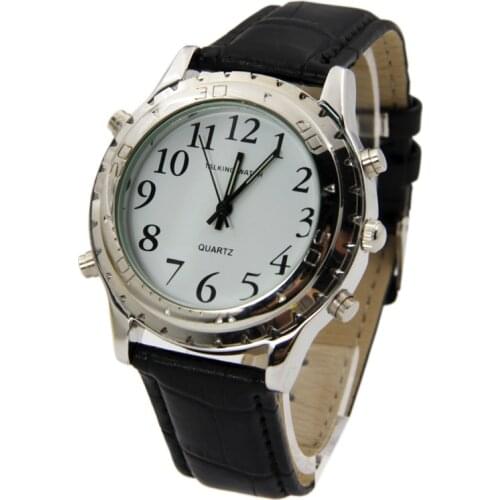 Wholesale English Talking clock for blind or visually impaired Watch yourself