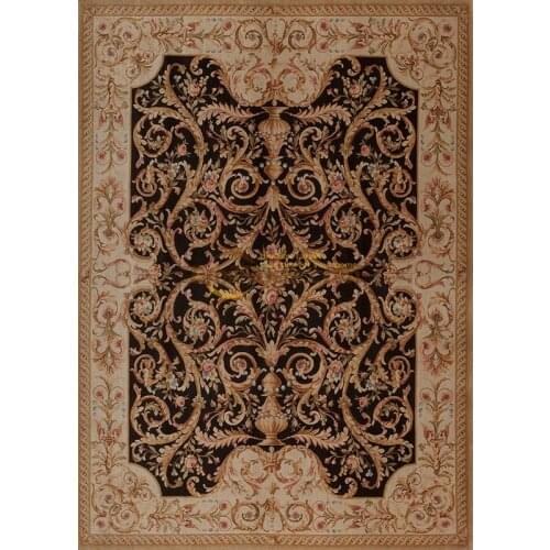 Thick And Plush Floral Trellis Design Savonnerie Rug Knitting Kitchen Runner Rug Runner Carpets Turkey Wool Knitting Carpets