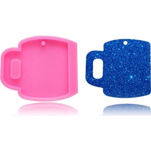 Cup Pendant Keychain Resin Casting Mold Water Cup Pendant Epoxy Resin Mold Tools