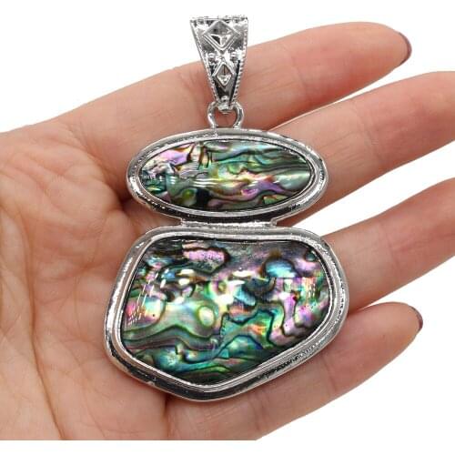 Natural Shell Pendant For DIY Jewelry Making Necklaces Bracelets And Earrings Irregular Shape Mix And Match 45*51mm