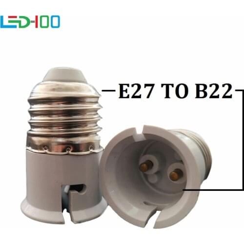 Convert E27 to B22 adaptor High quality material fireproof material socket adapter from e27 to b22
