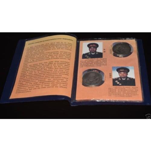 Elaborate Chinese Collection Ten Marshals statue coin Watch List book