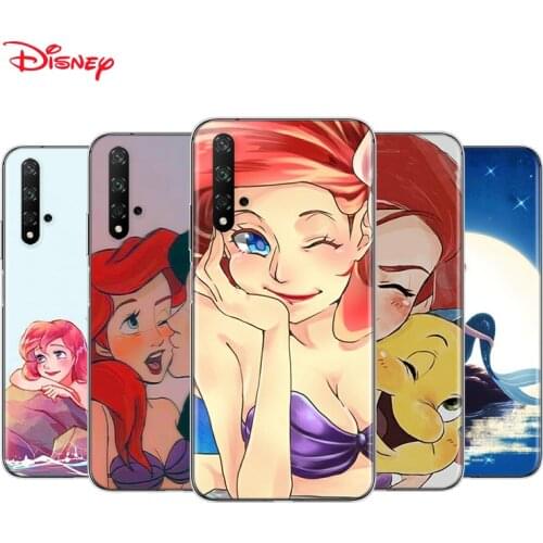 TPU Silicone Cover Princess Ariel Disney For Honor 30 30S V30 V20 9N 9S 9A 9C 20S 20E X10 20 7C Lite Pro Plus Phone Case