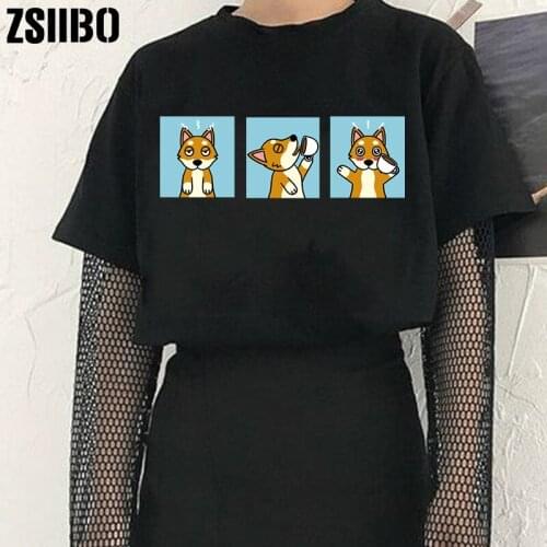 Women cute cat shirt vintage vegan jersey punk T-Shirt Female chemise camisas Tops Print clothes Harajuku tshirt Tee clothing