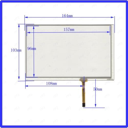 ZhiYuSun A1957A 164*103mm suitable 4lines resistance screen this is compatible blass suitable 164*103