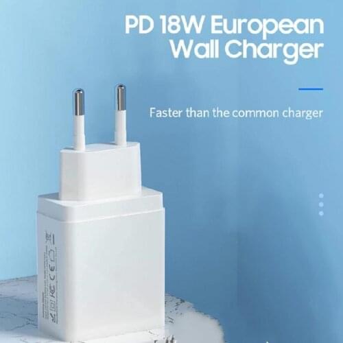 18W PD Fast USB Charger QC 3.0 USB Type C Charger Adapter For Apple Huawei EU/US