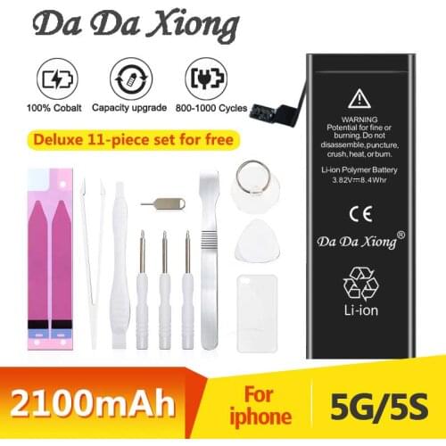 2020 For iPhone 5 5G 5S Original Battery Mobile Phone Battery High Capacity Bateria Replacement Batterie For iPhone5 5S