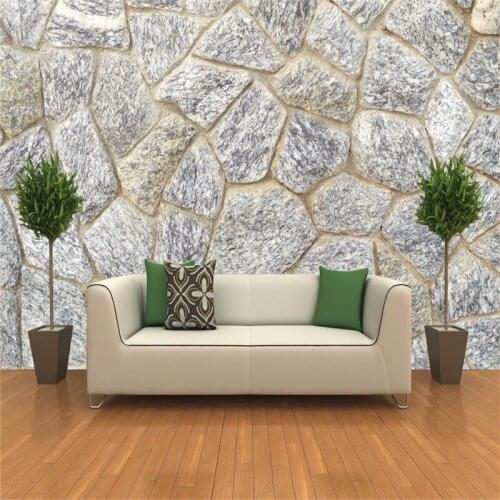 Custom Stone Wall Textured Mural Wallpapers for Living Room Bedroom Background Walls 3D Wall Papers Home Decor Papel De Parede
