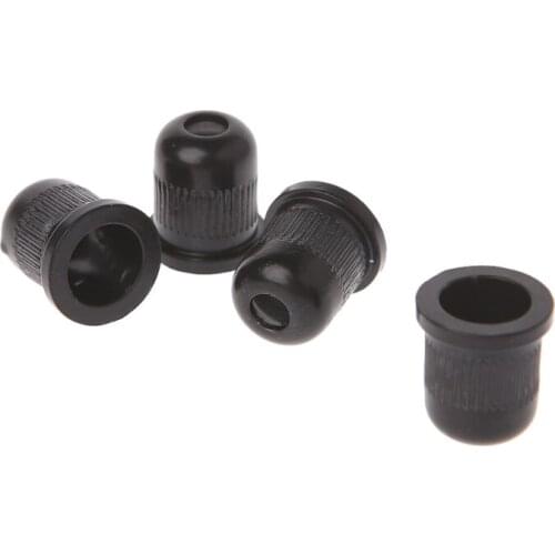 4 Pcs Electric Bass Guitar String Mounting Ferrules Bushing For Thru Body Parts